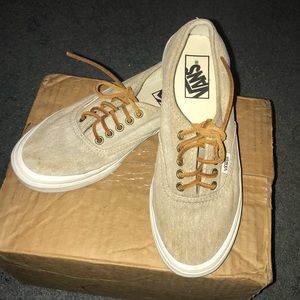 Beige Vans Sz 7.5